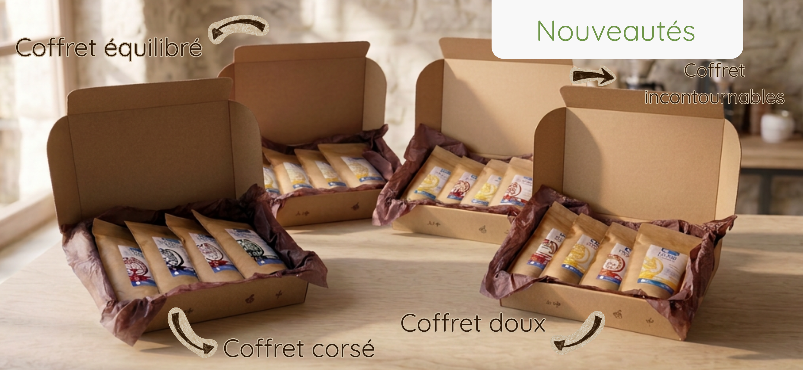 Nouveaut&eacute; - Coffrets Caf&eacute;